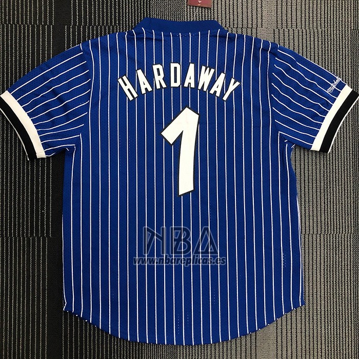 Camiseta Manga Corta Orlando Magic Penny Hardaway NO 1 Azul